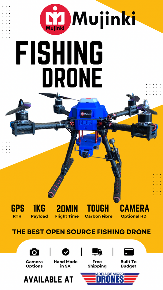 Mujinki MPD Predator V2 DJI HD Fishing Drone Pro Edition RTF Kit **DJI Digital Model**