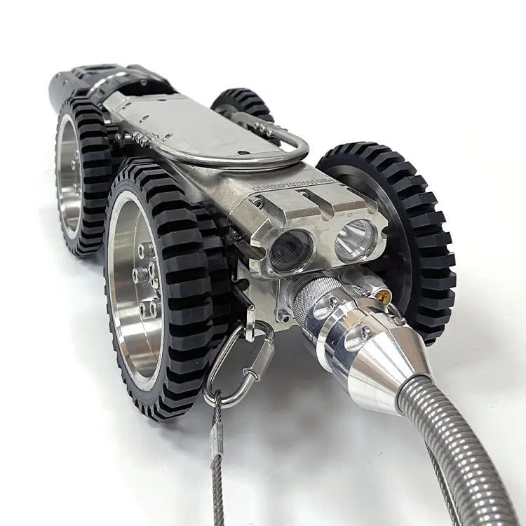 Inspection Sewer Pipe CCTV Crawler Robot 2MP Zoom