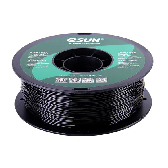 eSun TPU 95A Flexible 3D Printing Filament: Durable & Flexible Material for Professional Printing 1.75mm 1kg Roll