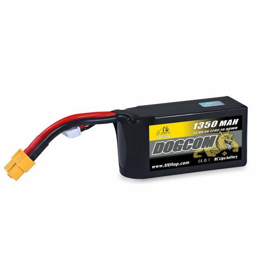 DOGCOM 150C 4S 1350mAh 14.8V LiPo Battery XT60