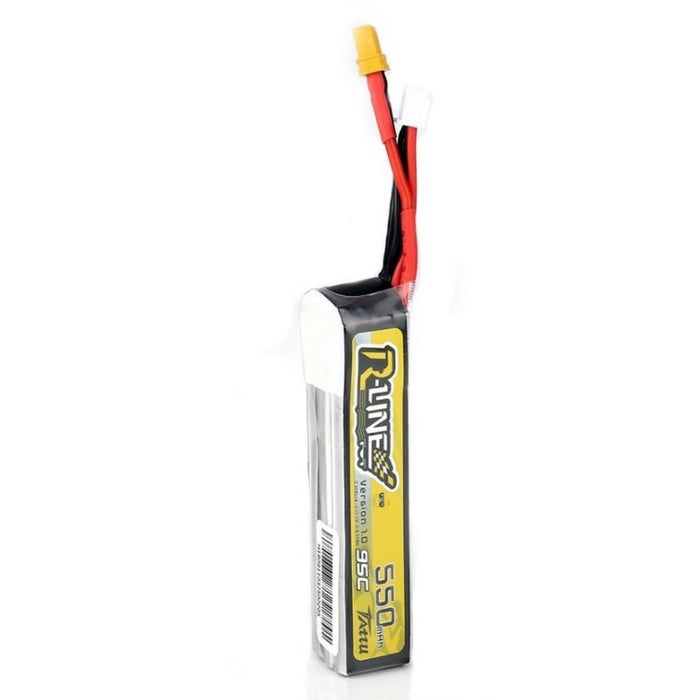 TATTU R-LINE 550MAH 95C 3S1P LIPO BATTERY PACK WITH XT30 PLUG (LONG VERSION)