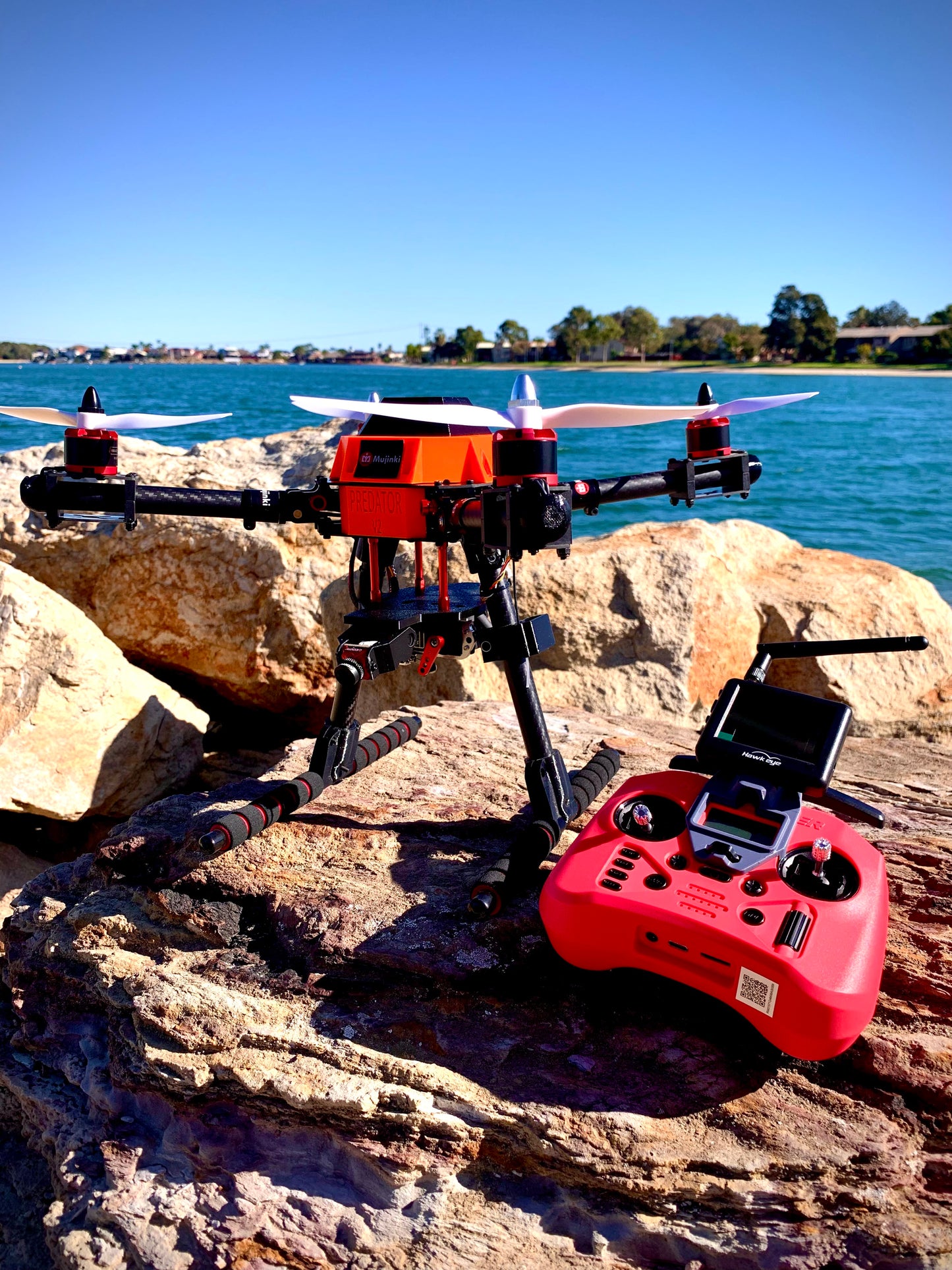 Mujinki MPD Predator V2 DJI HD Fishing Drone Pro Edition RTF Kit **DJI Digital Model**