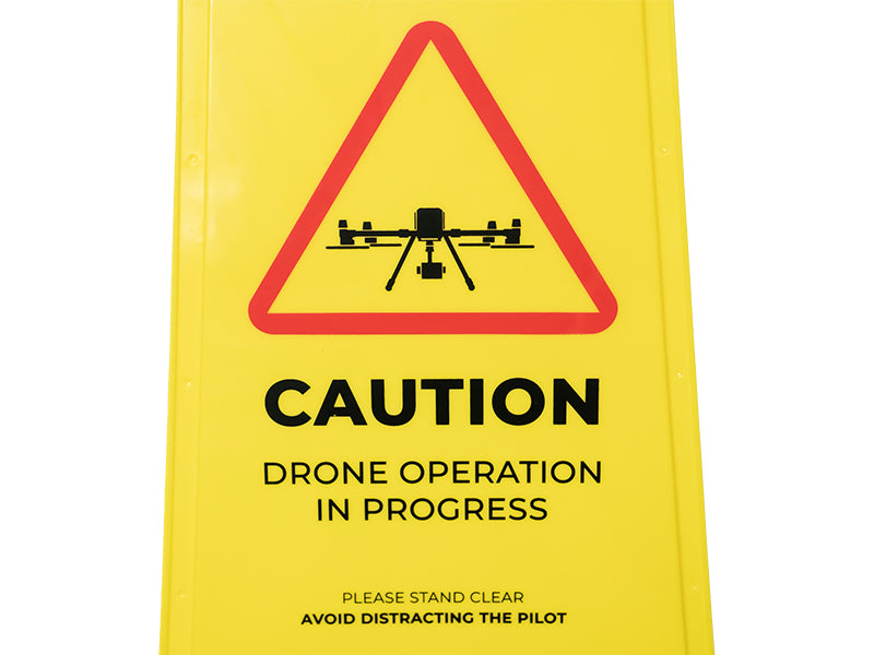 Caution Drone Safety Sign